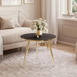 lookway Soleil Gold Schwarz Marmor 50 x 47 x 50 cm