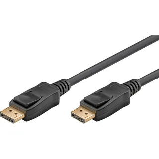 goobay DisplayPort Kabel 2.x / 54Gbit/s, Kupfer, Ultrahohe 8K-Auflösung, 5m, DP Kabel für Gaming & Home Entertainment, UHBR10, 74758