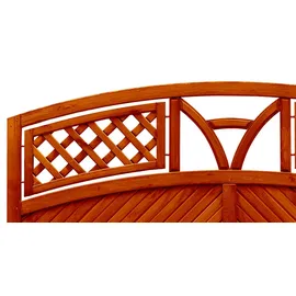 Andrewex Sichtschutzelement Toulon 180 x 135 cm Teak Holz