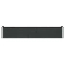vidaXL Hochbeet 200 x 30 x 36 cm Schwarz