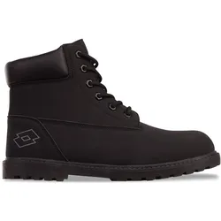 Schnürboots LOTTO, Herren, Gr. 40, schwarz, Synthetik, Textil, sportlich, Schuhe, - mit weich gepolsterter Kante