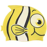 Kinder Badekappen Cartoon Fisch Badekappen wasserdichte Silikon Badekappe für langes kurzes Haar