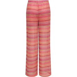 Only ONLSANDY WIDE TIE STRING Hosen Orange/Pink M