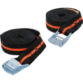 BGS Spanngurt-Satz mit Schnellverschluss 2,5 m x 25 mm 2-tlg.