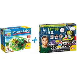 Lisciani Wissenschafts-Set (Botanik-Labor + Tattoo Labor)