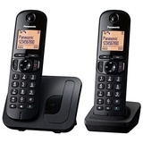 Panasonic KX-TGC212 DECT-Telefon Anrufer-Identifikation Schwarz