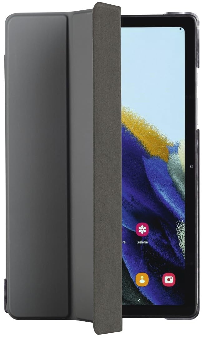 Hama Hülle für Samsung Galaxy Tab A8 10.5" (aufklappbares Case für Samsung Tablet 10,5 Zoll/26,4 cm A 8, Schutzhülle mit Standfunktion, transparente Rückseite, magnetisches Cover) grau, 00217152