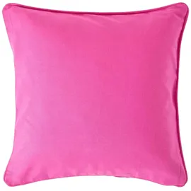 Homescapes Kissenbezug Unifarben 60 x 60 cm Pink