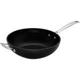 Le Creuset Aluminium-Antihaft Wok-Pfanne mit Gegengriff, Ø 30 cm, Für alle Herdarten inkl. Induktion geeignet, Anthrazit/Silber, 51104300010202