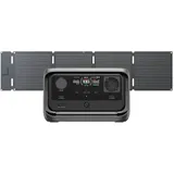 ECOFLOW RIVER 3 Plus Tragbare Powerstation & 60 W Solarpanel, 286 Wh LFP Batterie