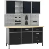 vidaXL, Werkbank + Arbeitsbock, Mara (60 cm, 160 cm)