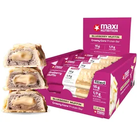Maxinutrition Creamy Core Bar Blueberry Muffin Riegel 12 x 45 g