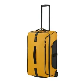Samsonite Paradiver Light - Reisetasche mit Rollen (67 cm), Medium, Wasserabweisend, Leicht, 74,5L, Gelb (Yellow)