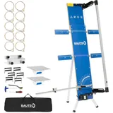 BAUTEC Styroporschneider GAZELLE 5 » 200 W / 1.300mm » 10 Schneidedrähte, Softbag, Gerüsthalterung, 3 Schleifbretter