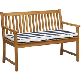 Beliani Gartenbank 120 x 88 x 0 cm Marineblau