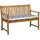 Beliani Gartenbank 120 x 88 x 0 cm Marineblau