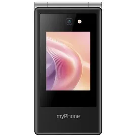 myPhone Tango 2 LTE Klapphandy für Senioren ohne Vertrag, 4G Seniorenhandy mit Zwei Displays, großen Tasten, Ladestation, SOS-Taste, Dual SIM