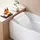 casativo-wellness Badewannenkissen Wannenkissen Weiß