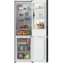 Cecotec Bolero CoolMarket Combi 250 Grey Glass D Kühl-Gefrierkombination (250 l, 1800 mm hoch, Grey Glass)
