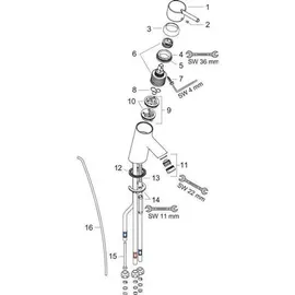 Hansgrohe Talis S Einhandmischer Niederdruck DN 15 (32032000)