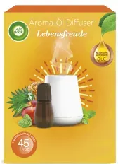Air Wick Aroma-Öl Diffusor Starter-Set, Lebensfreude, 3 Stufen 3284582 , 1 Set = 1x Diffusor, 1x 20 ml - Duftöl, 3x Batterien