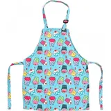 SNQ - Cartoon Kinder Canvas Schürze Verstellbarer Halsgurt Kinderschürze zum Kochen Backen Malen