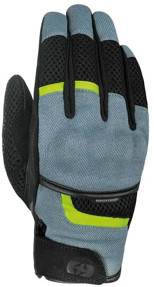 Oxford Brisbane Air Handschuhe - Black / Grey / Fluo Yellow - 3XL