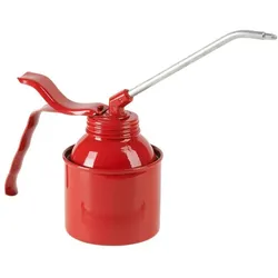 Ölkanne Pressol mit Pumpfunktion rot / Starrer Ausguss 135mm / 250ml