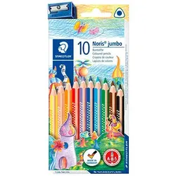 STAEDTLER Noris Club® jumbo Buntstifte farbsortiert, 10 St.