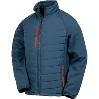 Result Black Compass Softshell Jacket - navy;red - S