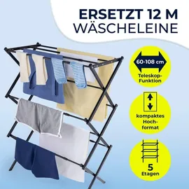 EasyMaxx 12 m schwarz