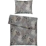 Estella Bettwäsche Malou 135 x 200 cm Satin Grau