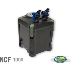 EuroNova NCF-1000 Außenfilter für bis zu 300L Aquarium 20W 1000L/Stunde, Aquarium Filter