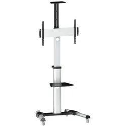 LogiLink TV-/Monitorwagen höhenverstellbar, 37-70", 50 kg, mit Rollen, VESA-kompatibel