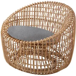 Cane-line Nest Round Sessel Rattan Natural - Natur