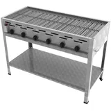 ChattenGlut Gasbräter 6-flammig 1140 x 530 x 800 cm Edelstahl inkl. Rost