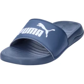 Puma Unisex Popcat 20 Slide Sandal, Inky Blue White, 44.5