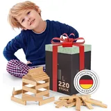 Laleni Holz Bauklötze mit Box (220 St)
