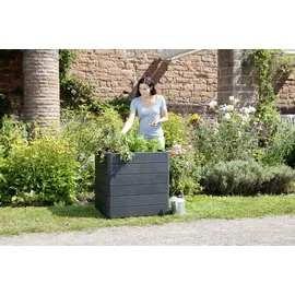 GARANTIA Hochbeet Ergo Quadro M 75 Stone