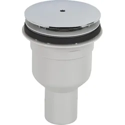 Duschablauf senkrecht (Ausführung: Ablaufgarnitur Brausewanne DN 50 für Ablaufloch 90mm senkrecht)