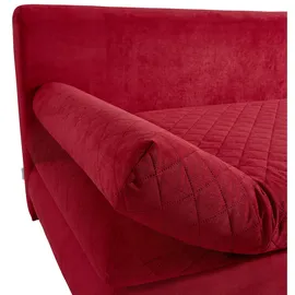 XORA Schlafsofa Sorini, Rot, Textil, Uni, 2-Sitzer, Füllung: Schaumstoff, 194x73x91 cm, Stoffauswahl, Kinder- & Jugendzimmer, Jugendmöbel, Jugendsofas