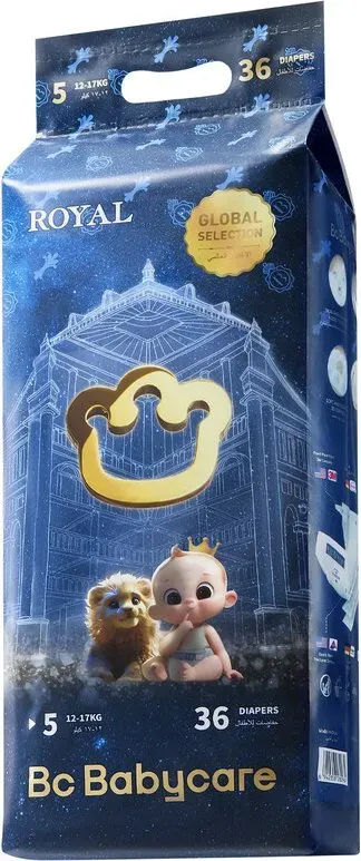 Bc Babycare Royal Windeln Größe 5 (12-17 kg) 36er Pack