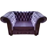JVmoebel Chesterfield-Sessel Eleganter Polstersessel – modernes Design für stilvolle Möbel (1-St., Sessel), Made in Europa lila