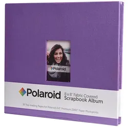 Polaroid Scrapbook 10 Pages purple