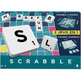 Mattel Games Scrabble Zwei in Eins, Version: Französisch, HWD44