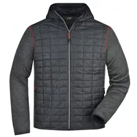 James & Nicholson James® & Nicholson Hybrid Strickjacke, grey