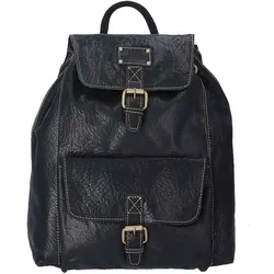 The Skandinavian Brand Backpack Leather  schwarz