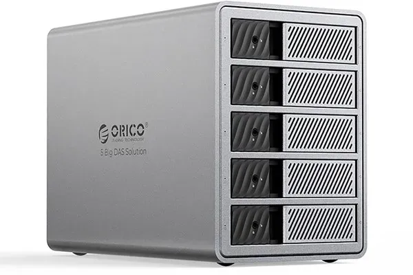 9858T3 5 Big DAS Solution ProThunder Disk Array with Thunderbolt 3 for 5 x 2.5