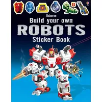Usborne Verlag Build Your Own Robots Sticker Book