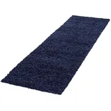 Teppiche Life Shaggy 1500 Hochflorteppich 80 x 150 cm navy